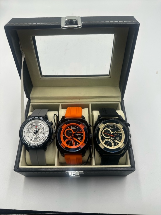 Cass Ray Other - Three Cass Ray Men’s Sports Watch with the display case included